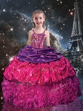 Gorgeous Ball Gown Straps Pretty Girls Party Dresses for 2016 LGDTA97002FOR