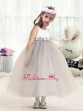 Most Popular Bateau Empire Flower Girl Dresses with Appliques FGL289FOR