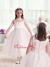 Pretty Scoop Princess Flower Girl Dresses with Appliques FGL273FOR