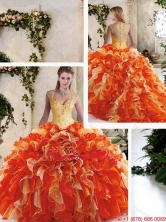  Pretty Multi Color Quinceanera Gowns with Beading and Ruffles SJQDDT218002-1FOR