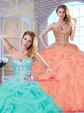 2016 Hot Sale Beading and Ruffles Quinceanera Gowns with Lace Up SJQDDT161002-2FOR