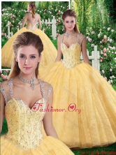 Cheap Ball Gown Beading and Appliques Sweet 16 Dresses SJQDDT265002FOR