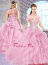 Elegant Sweetheart Lace Up Quinceanera Dresses with Beading SJQDDT158002FOR