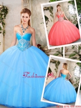 Exclusive Ball Gown Quinceanera Dresses with Beading  SJQDDT219002-1FOR