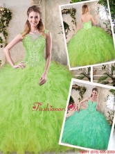 Modest Sweetheart Sweet 16 Dresses with Appliques and Ruffles SJQDDT228002FOR
