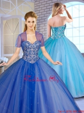 Perfect Ball Gown Sweet 16 Dresses with Beading for 2016 SJQDDT163002A-2FOR
