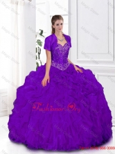 Pretty Ball Gown Sweetheart Quinceanera Gowns in Purple SJQDDT111002-1FOR