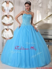 Romantic Beading Ball Gown Floor Length Quinceanera Dresses PDZY690BFOR