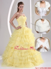 Top Selling Beading and Appliques Sweetheart Quinceanera Dresses MQR50FFOR