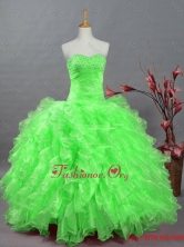 2015 New Style Quinceanera Dresses with Beading and Ruffles SWQD002-6FOR