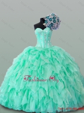 2015 Wonderful Sweetheart Quinceanera Dresses with Beading and Ruffles SWQD015-1FOR