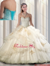 2016 Custom Made Quinceanera Dresses with Beading and Appliques SJQDDT296002FOR