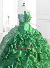 2016 Custom Made Sequins and Ruffles Quinceanera Dresses with Pick Ups  SWQD073-1FOR
