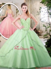 2016 Hot Sale Ball Gown Sweet 16 Dresses with Appliques SJQDDT222002-2FOR