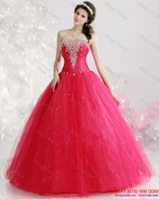 Brand New Strapless 2015 Quinceanera Gowns with Rhinestones WMDQD014FOR