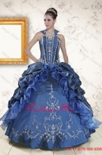 Classical Sweetheart Navy Blue Quinceanera Dresses with Beading XFNAOA62FOR