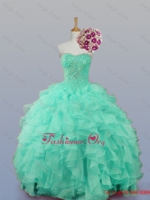 Classical Sweetheart Quinceanera Dresses with Beading and Ruffles SWQD007-10FOR