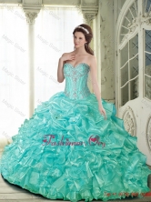 Exclusive Ball Gown Quinceanera Dresses with Beading for 2015 SJQDDT59002FOR