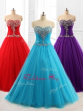 Lovely A Line Sweetheart Quinceanera Dresses with Beading for 2016 SWQD060FOR