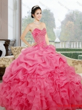Luxurious Ruffles and Pick Ups Sweetheart Sweet 15 Dresses for 2015 QDDTC26002-2FOR