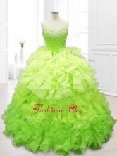 New Arrivals Ball Gown Sweet 16 Dresses with Beading and Ruffles SWQD062-5FOR