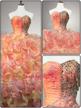 New Arrivals Multi Color Quinceanera Dresses with Beading and Ruffles SWQD057FOR