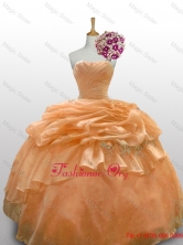 Romantic Quinceanera Dresses with Paillette and Ruffled Layers SWQD010-1FOR