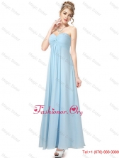 Cheap Ankle Length Sweetheart Prom Dresses in Light Blue DBEE047FOR