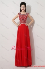 Discount Brush Train Beaded Prom Dresses with Bateau DBEE353FOR