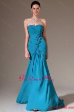 Luxurious Column Sweetheart Prom Dresses with Brush Train DBEE139FOR
