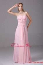 Pretty Sweetheart Pleated Ruched Pink Prom Homecoming Dress WD4-091FOR