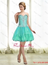 Short Sweetheart Lace Up Simple Prom Dresses with Beading  SJQDDT56003FOR