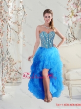 Sophisticated High Low Sweetheart and Beaded Baby Blue Prom Dresses QDDTA5004-6FOR