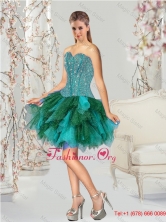 Unique Beading Multi-color Mini-length Prom Dresses QDDTA3002-2FOR