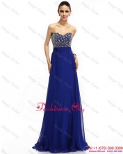 Elegant 2016 Spring Sweetheart Prom Dress with Brush Train and Beading WMDPD175FOR
