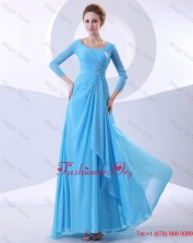 Gorgeous Beading Aqua Blue Prom Dresses in 2016 Spring DBEE400FOR