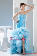 Mermaid Sweetheart Beading and Ruffles Prom Dress for 2016 Spring WD4-662FOR