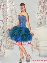 Modest Beading Multi-color Short Prom Dresses QDDTA3002-3FOR