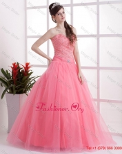 New Arrivals A Line Sweetheart Prom Dresses in Watermelon DBEE506FOR