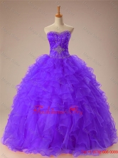 2015 Beautiful Sweetheart Beaded Quinceanera Dresses with Ruffles SWQD009-9FOR
