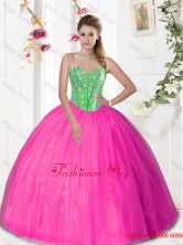 2015 Discount Sweetheart Quinceanera Dresses with Beading and Pick Ups QDDTA31002-1FOR