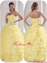2016 Exclusive Ball Gown Quinceaners Dresses with Appliques MQR50CFOR