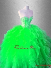 Beaed Latest Quinceanera Gowns with Ruffles for 2016 SWQD036-5FOR
