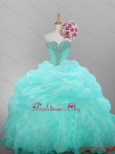 Gorgeous Sweetheart Beaded Quinceanera Dresses with Ruffled Layers SWQD014-9FOR
