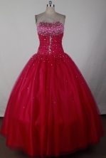 2012 Cheap Ball Gown Strapless Floor-Length Quinceanera Dresses Style JP42684