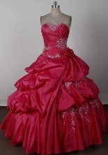 2012 Cheap Ball Gown Strapless Floor-Length Quinceanera Dresses Style JP42685