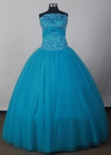2012 Cheap Ball Gown StraplessFloor-Length Quinceanera Dresses Style JP42680