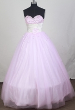 2012 Cheap Ball Gown Sweetheart Neck Floor-Length Quinceanera Dresses Style JP42643