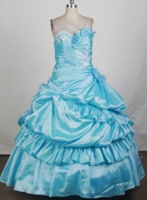 2012 Pretty Ball Gown Sweetheart Neck Floor-Length Quinceanera Dresses Style JP42621