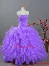 2015 Summer Ball Gown Sweetheart Beading Quinceanera Dresses SWQD002-11FOR